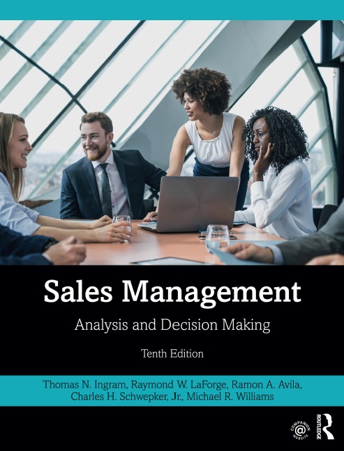 Book cover: Sales management : analysis and decision making
