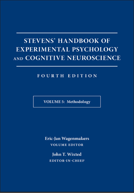 Book cover: Stevens handbook of experimental psychology and cognitive neuroscience, learning and memory volume 5 : methodology
