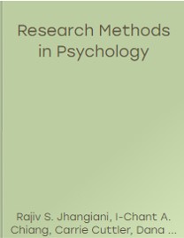 Book cover: Research methods in psychology