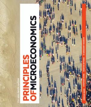 Book cover: Principles of microeconomics