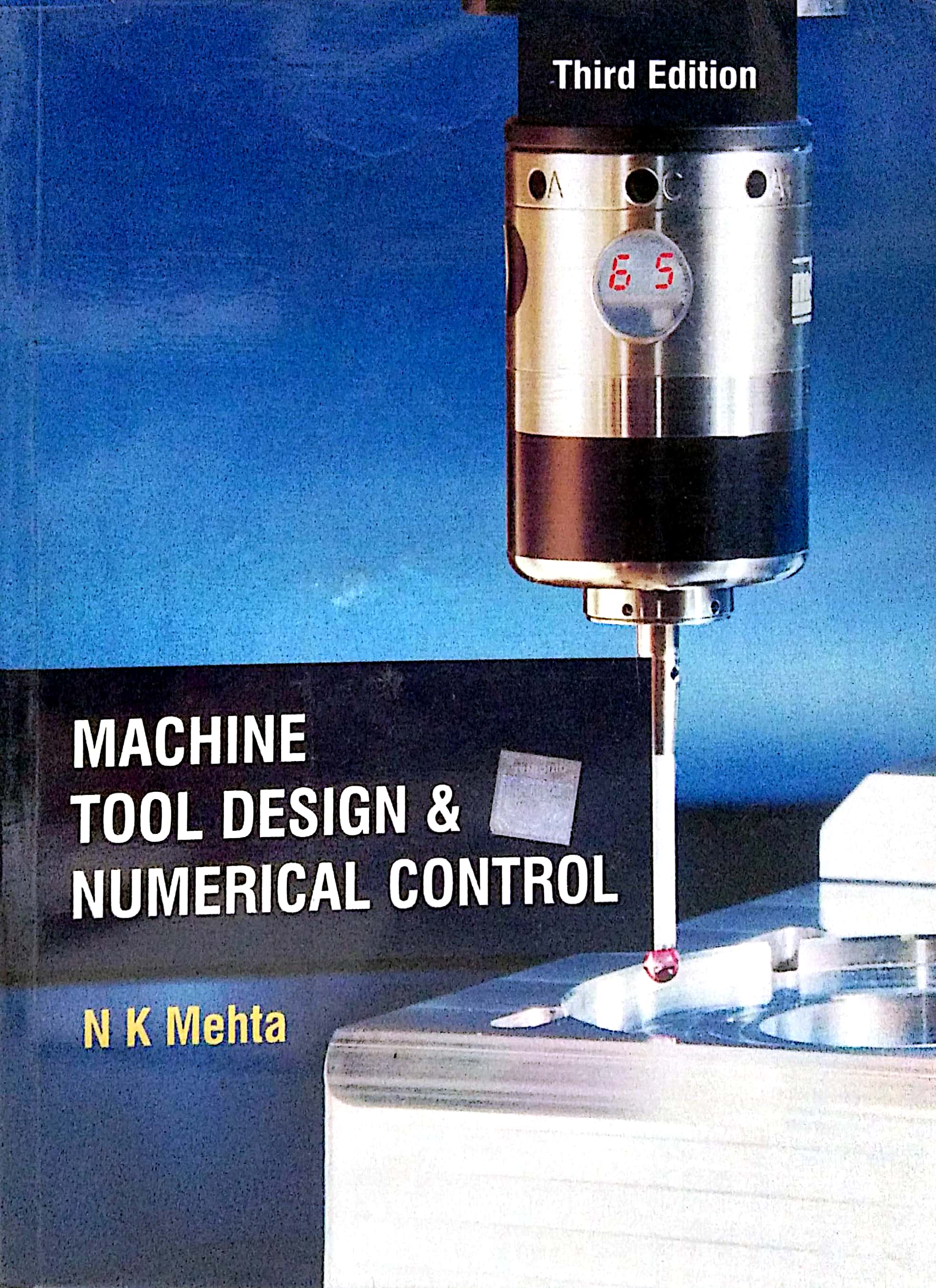 Book cover: Machine tool design & numerical control