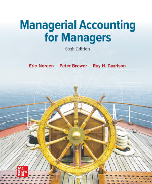 Book cover: Managerial accounting for managers