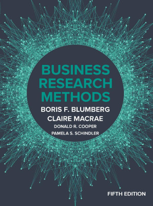 Book cover: Business research methods