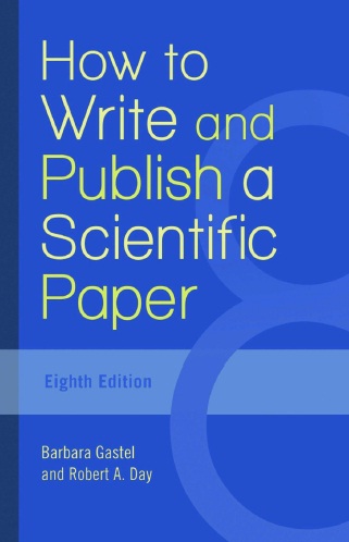 Book cover: How to write and publish a scientific paper