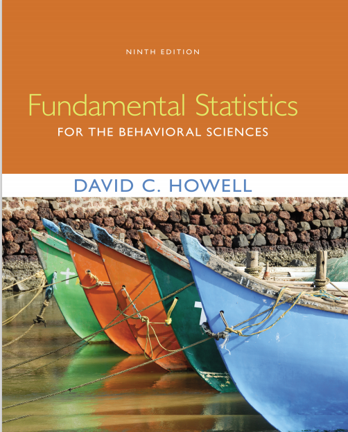 Book cover: Fundamental statistics: for the behavioral sciences