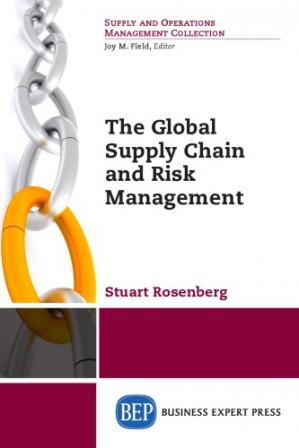 Book cover: The global supply chain and risk management