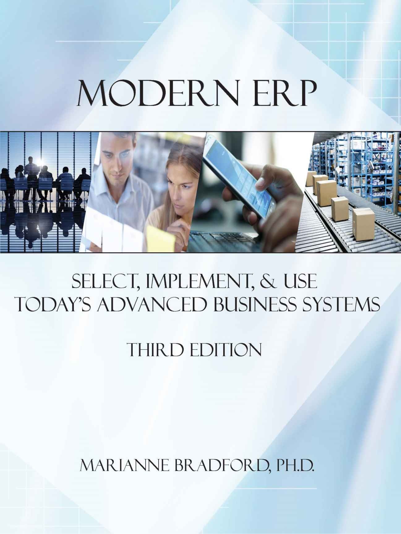 Book cover: Modern ERP: select, implement, & use today’s advanced business systems