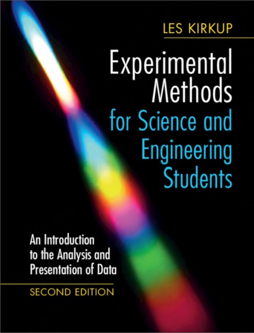 Book cover: Experimental methods for science and engineering students : an introduction to the analysis and presentation of data