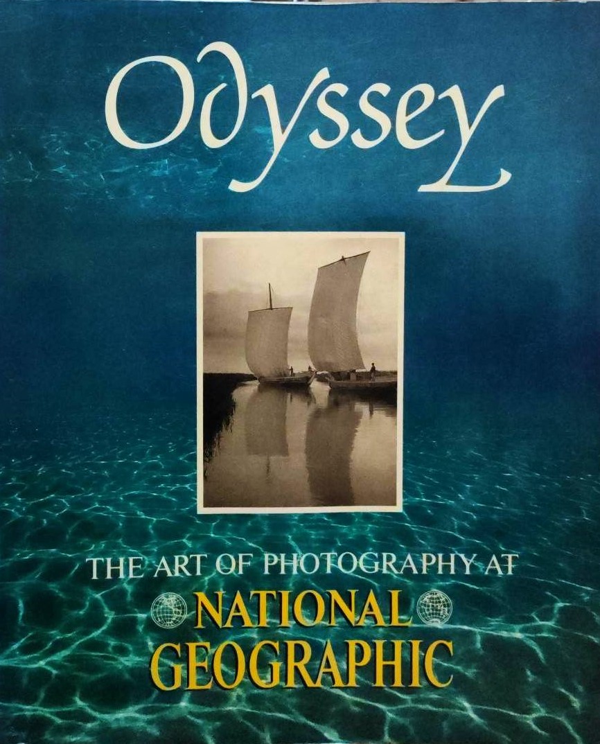 Book cover: Odyssey: the art of photography at National Geographic.