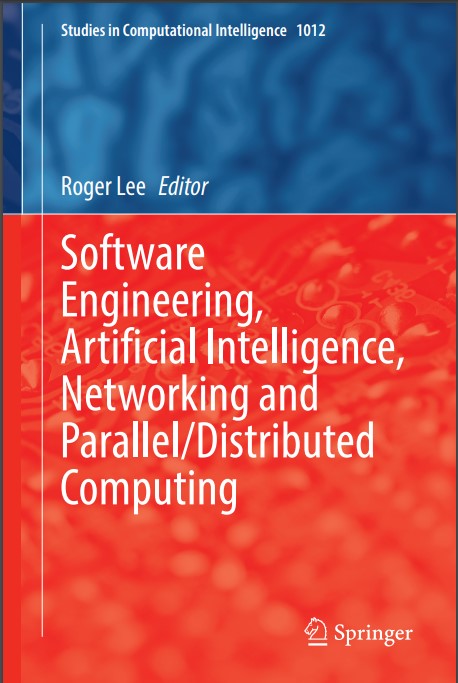 Book cover: Software engineering, Artificial Intelligence, networking and Parallel/Distributed Computing