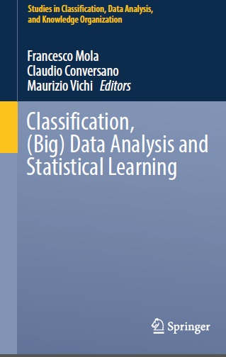 Book cover: Classification, (Big) data analysis and statistical learning