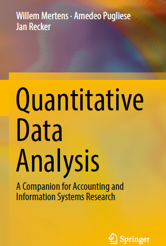 Book cover: Quantitative data analysis : a companion for accounting and information systems research