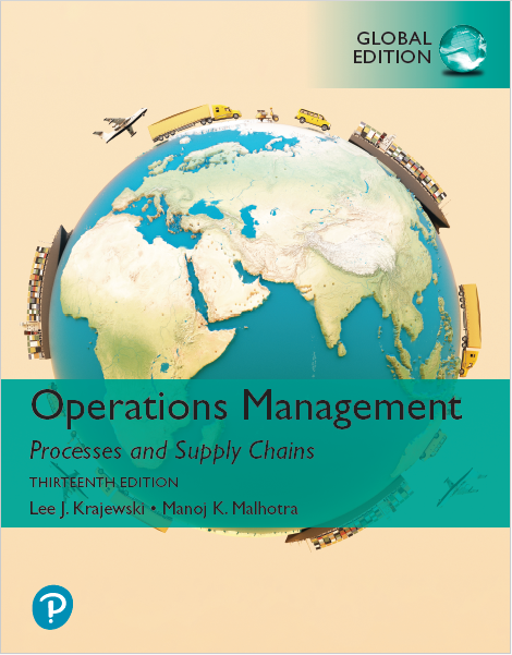 Book cover: Operations management : processes and supply chains