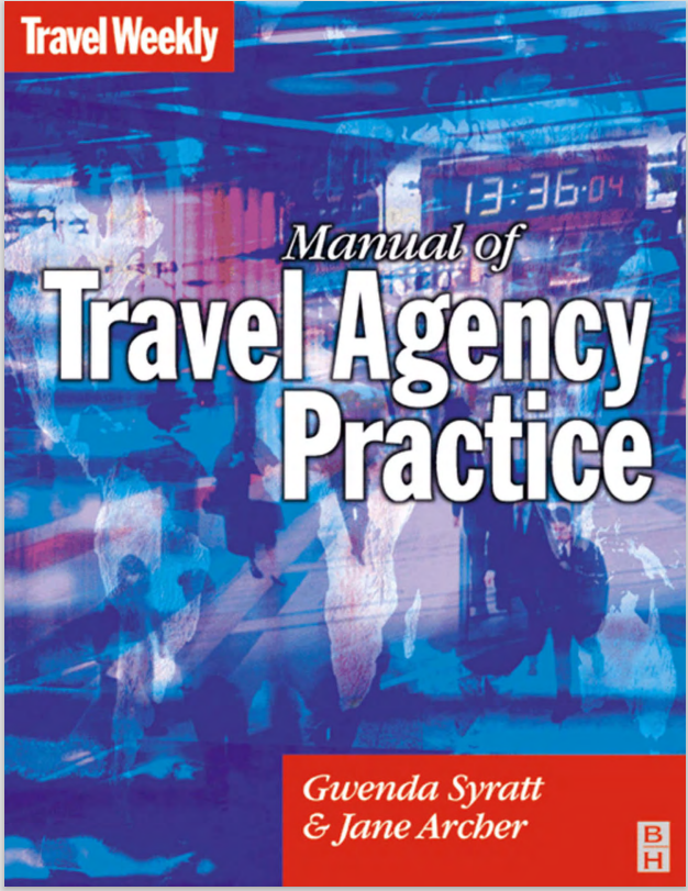 Book cover: Manual of travel agency practice