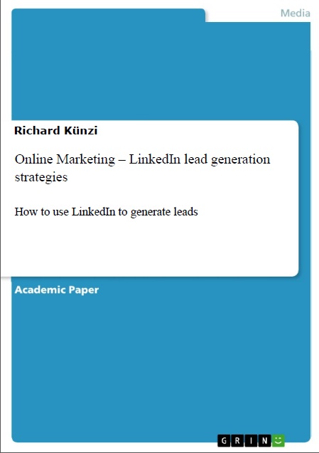 Book cover: Online marketing - linkedin lead generation strategies : how to use linkedIn to generate leads