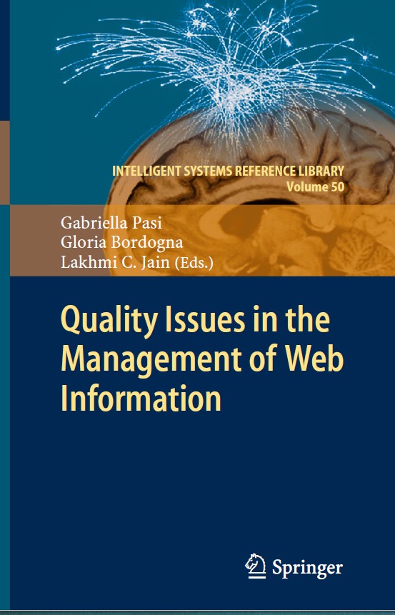 Book cover: Quality issues in the management of web information