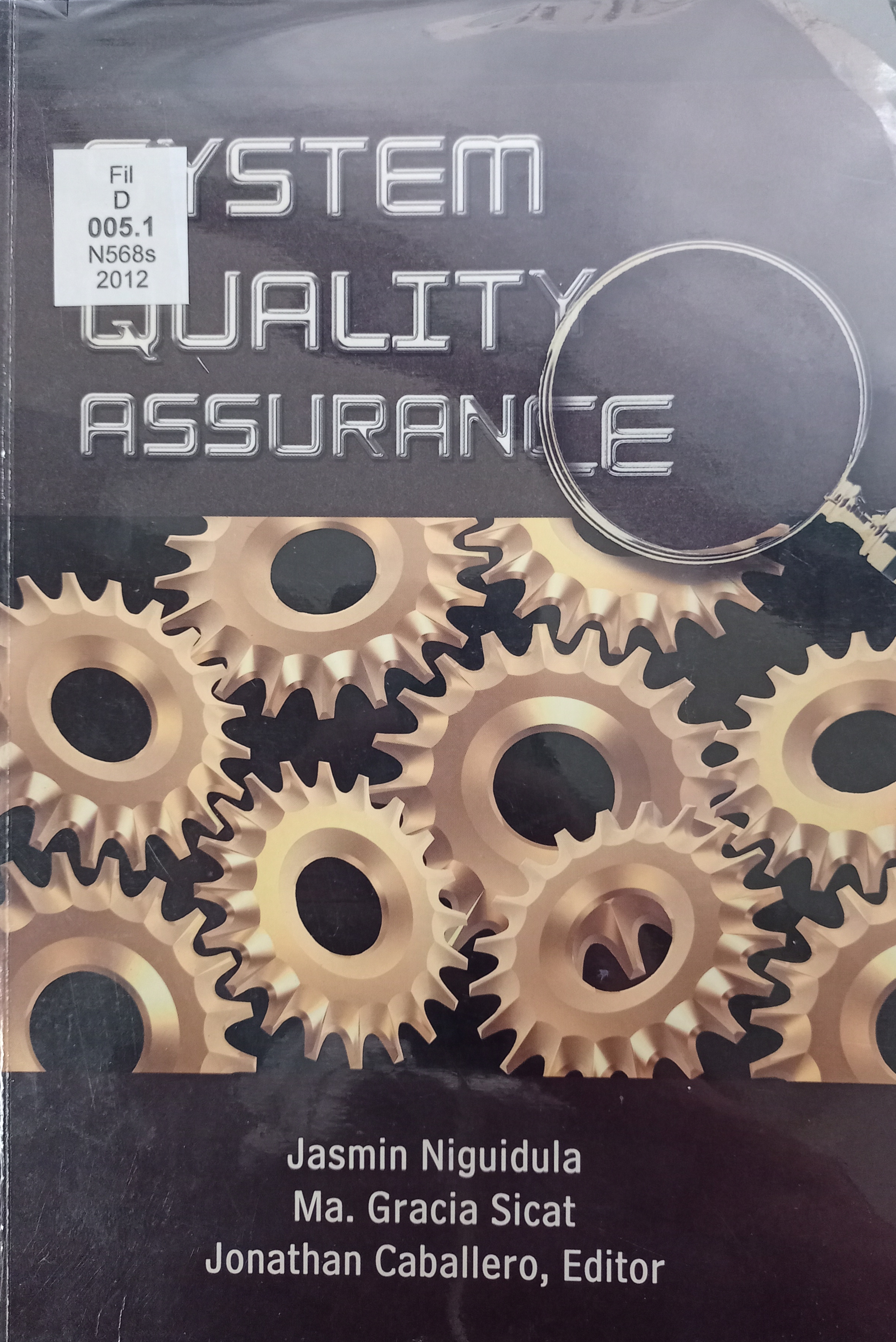 Book cover: System quality assurance