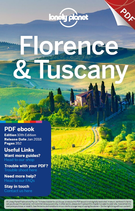 Book cover: Lonely planet florence & tuscany