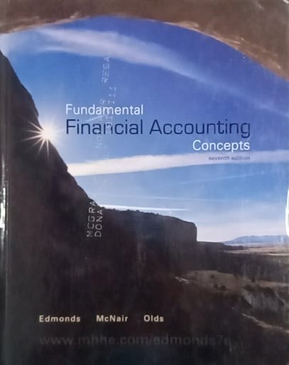 Book cover: Fundamental financial accounting concepts