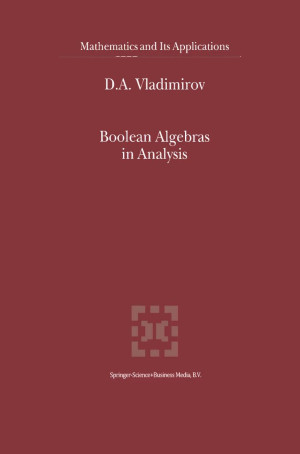 Book cover: Boolean algebras in analysis