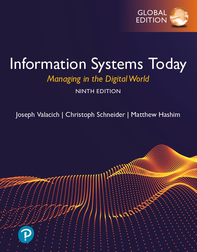 Book cover: Information systems today : managing the digital world