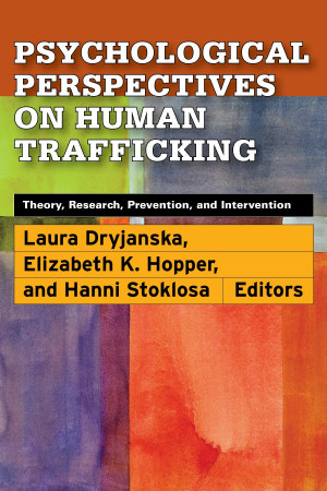 Book cover: Psychological perspectives on human trafficking