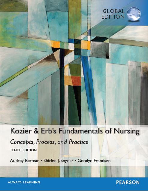 Book cover: Kozier & Erb's fundamentals of nursing: concepts, practice, and process