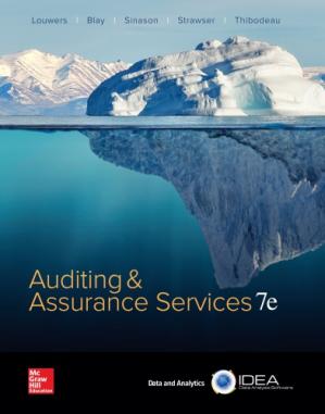 Book cover: Auditing & assurance services