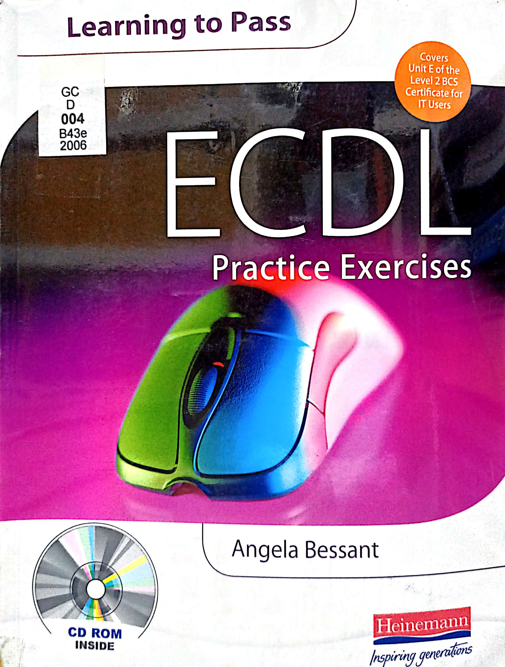 Book cover: ECDL : practice exercises