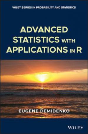 Book cover: Advanced statistics with applications in R