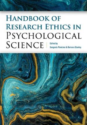 Book cover: Handbook of research ethics in psychological science