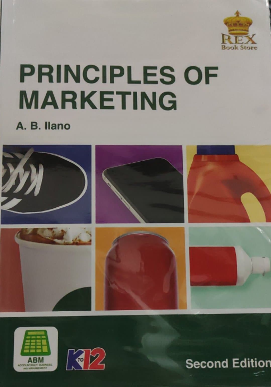 Book cover: Principles of marketing