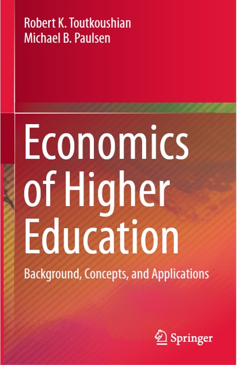 Book cover: Economics of higher education : background, concepts, and applications
