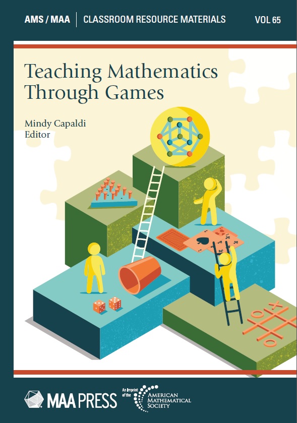Book cover: Teaching mathematics through games.