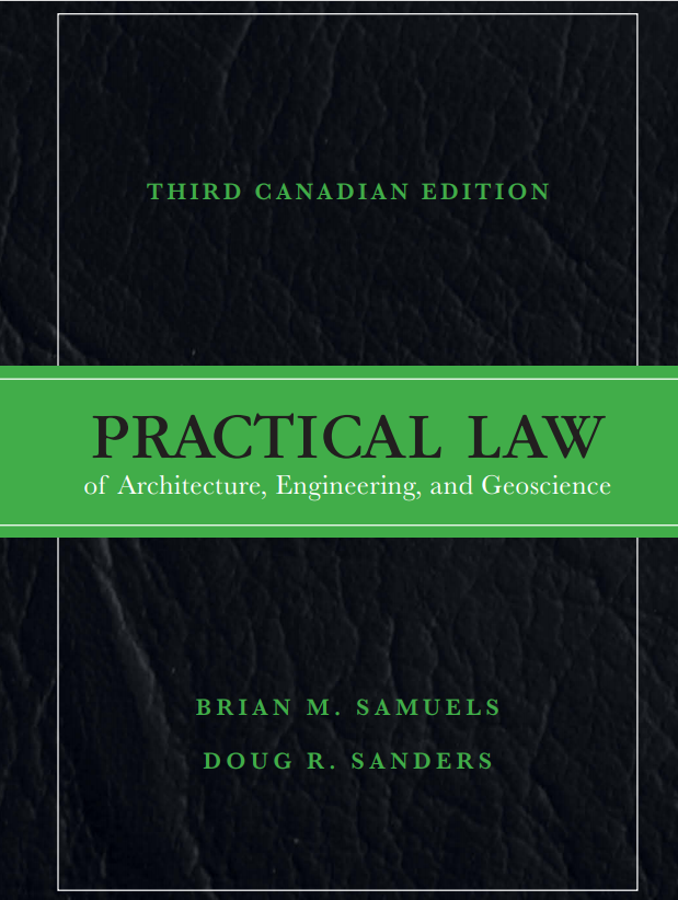 Book cover: Practical law of architecture, engineering, and geoscience