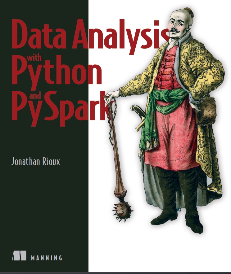 Book cover: Data analysis with Python and PySpark