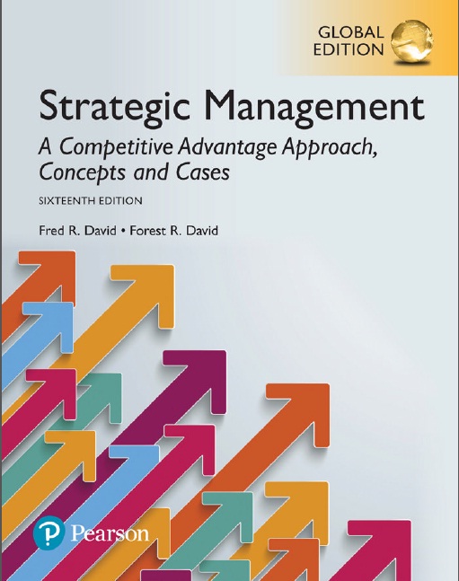 Book cover: Strategic management : concepts and cases