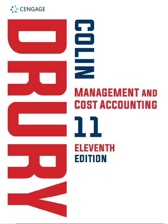 Book cover: Management and cost accounting