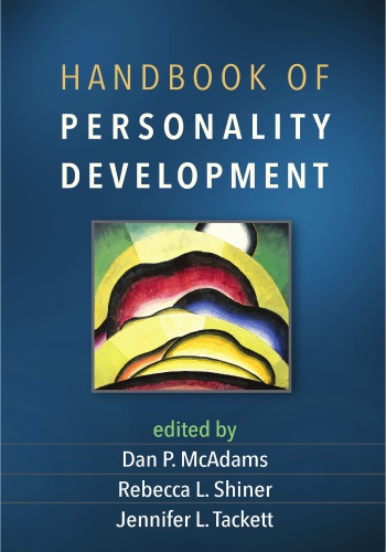 Book cover: Handbook of personality development.