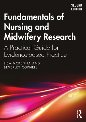 Book cover: Fundamentals of nursing and midwifery research : a practical guide for evidence-based practice