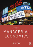 Book cover: Managerial economics