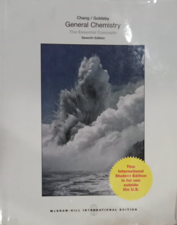 Book cover: General chemistry: the essential concepts