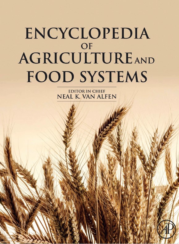 Book cover: Encyclopedia of agriculture and food systems: volume 1.
