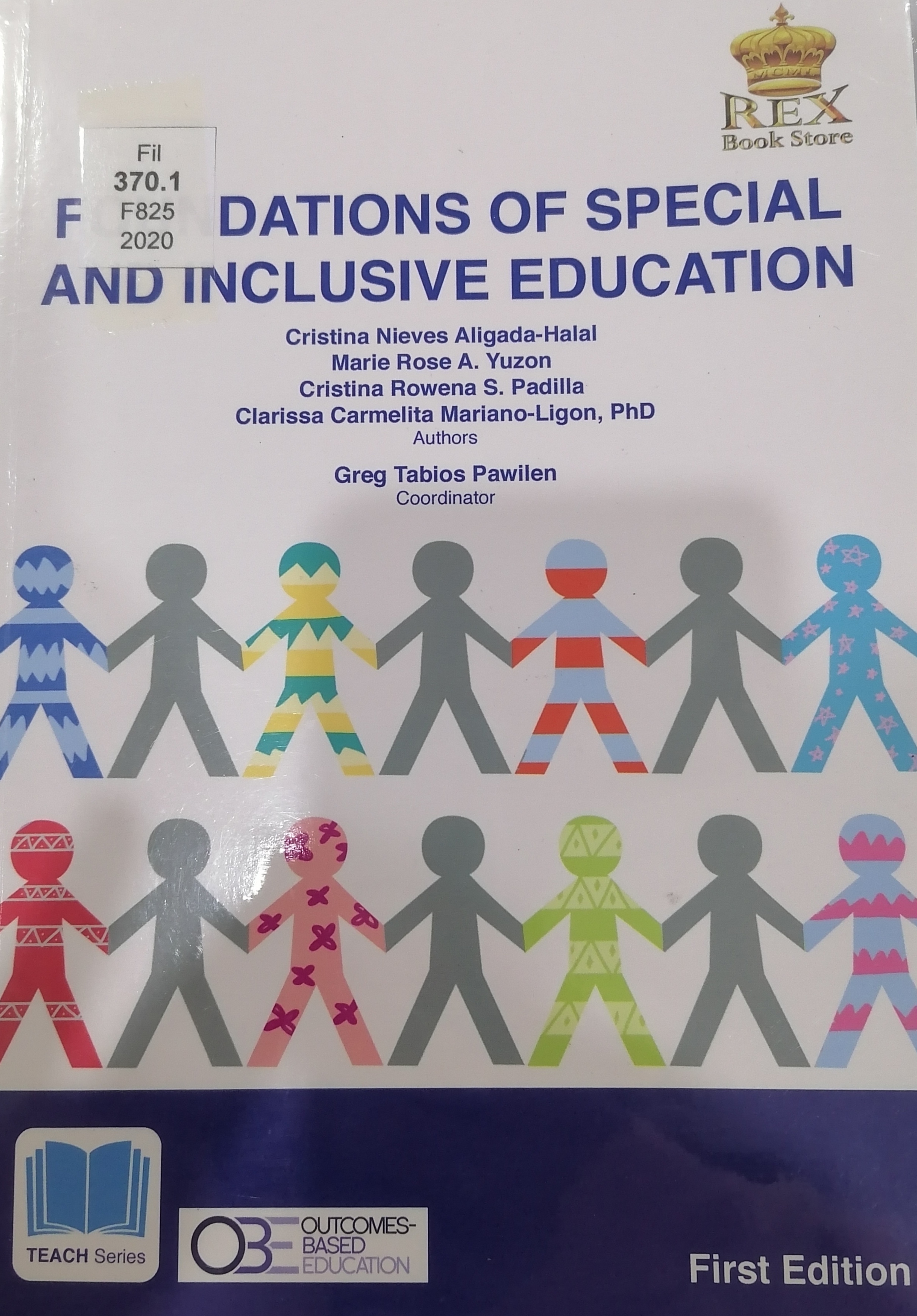 Book cover: Foundations of special and inclusive education