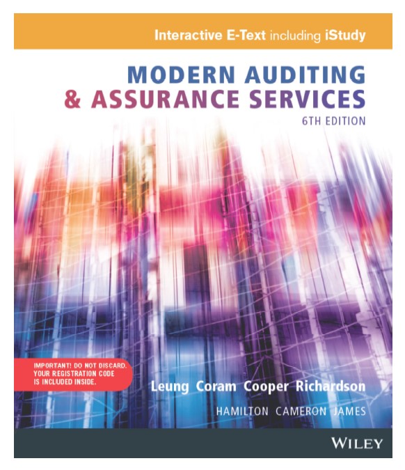 Book cover: Modern auditing & assurance services