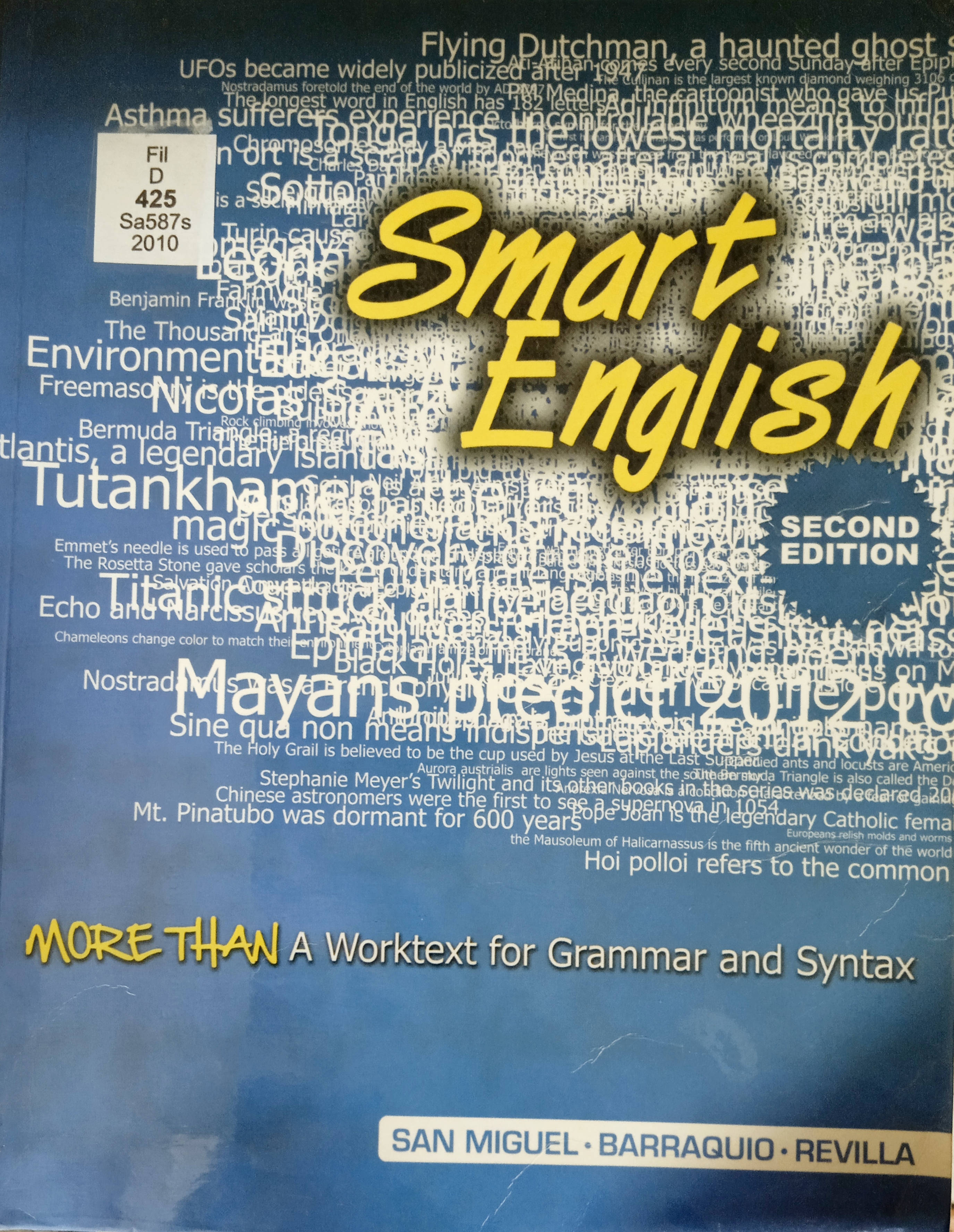 Book cover: Smart English: more than a worktext for grammar and syntax