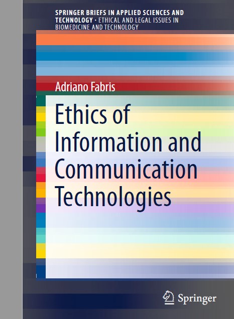 Book cover: Ethics of information and communication technologies