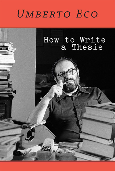 Book cover: How to write a thesis