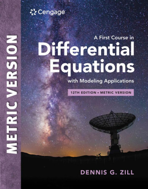 Book cover: A First course in differential equations with modeling applications