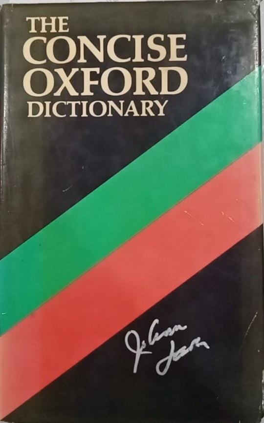 Book cover: The consice oxford dictionary: of current English